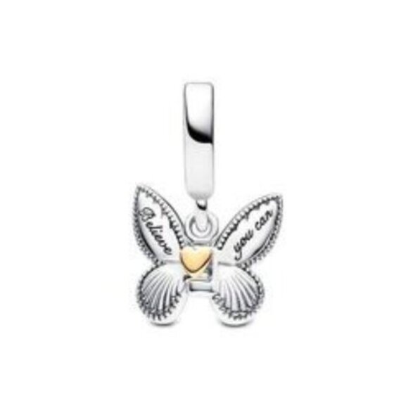Pandora Moments 14K Plated 0.01 Ct. Tw. Lab-Grown Dangle Charm - Picture 2 of 3